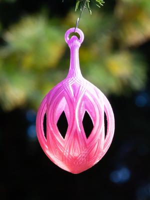 Open Cathedral Christmas Bulb 2024