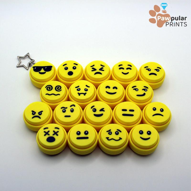 EMOTIONAL CLICKERS, SIMPLE PACK – FIDGET KEYCHAIN [PRIVATE USE ONLY]