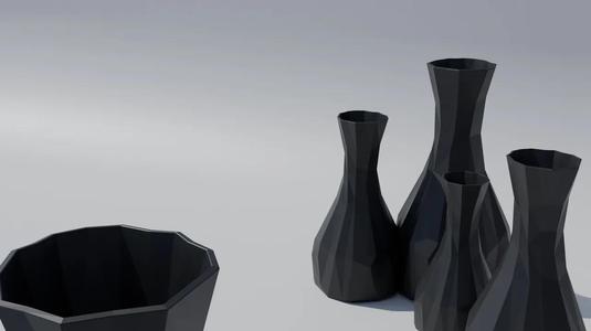 Low poly Design Vase / Flowerpot
