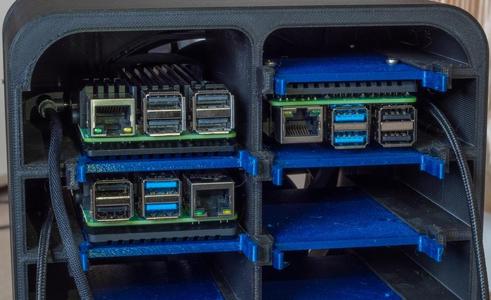 Raspberry Pi Cluster Rack