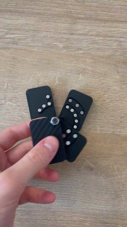 Shuffle Card Fidget Lautie ( 4 x 2 mm neodymium)