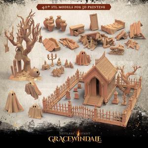 Haunted Scenery 3D Model Collection
