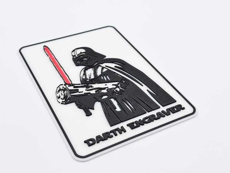 Darth Engraver Workshop Sign for Laser Engraver