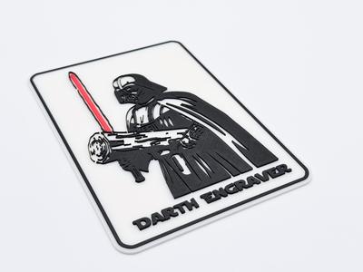 Darth Engraver Workshop Sign for Laser Engraver