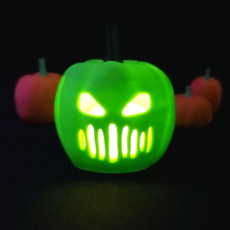 The Sludgekin Monster Pumpkin :: Decorative Faux Tea Light Cover [ Halloween 2024 ]