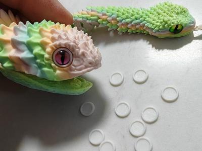 6MM to 8MM Simulated Eyes