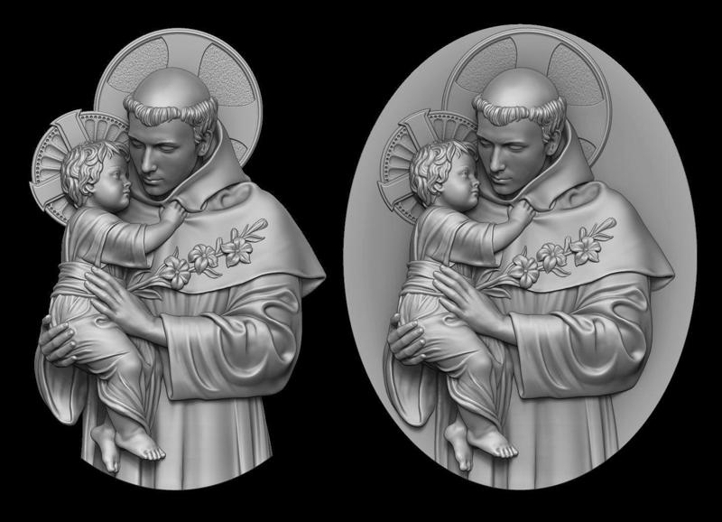 Saint Anthony Medallion and Pendant