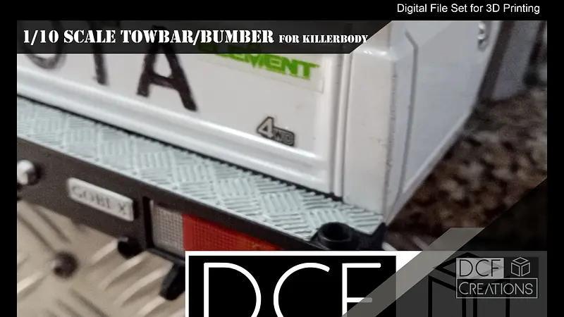 Scale Towbar/Bumber for Killerbody LC70