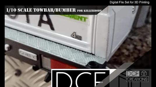 Scale Towbar/Bumber for Killerbody LC70