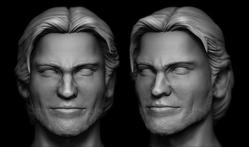 Jaime Lannister Head Sculpt