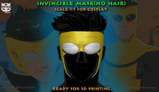 Invincible Mask  - Halloween Comics Cosplay