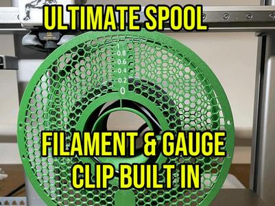 Reusable Spool Remix – Gauge & Filament Clips