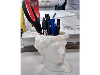 Statue of David Pen/Stationary  Holder