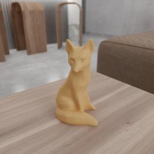 3D Fox Stl Decor with 3D Print Stl Files and Gifts for Kids & Fox Print, 3D Art, 3D Printing, Home Decor, Fox Gifts, 3D Printed Decor