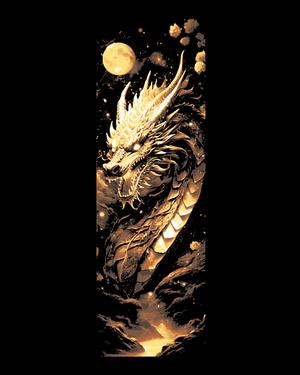 The brilliance of the Golden Dragon – Friday upload set of bookmarks