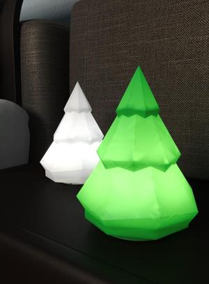 Lamp STL 3D Print File v.8, Christmas Tree | Digital Download for 3D Printing | Modern and Unique Home Decor for Desk and Table