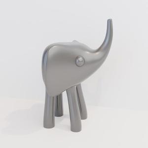 3d printing stl file cute elephant sculpture decoration idea for home