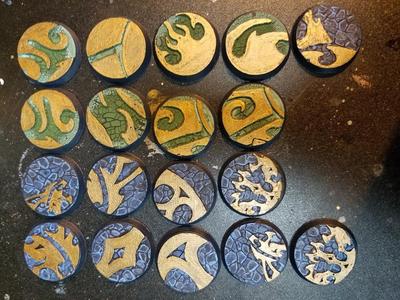 Silver Tower 32mm Warhammer Bases