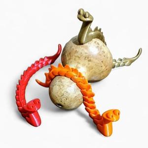 3d printing stl file articulated 3d print snake for 3d printer