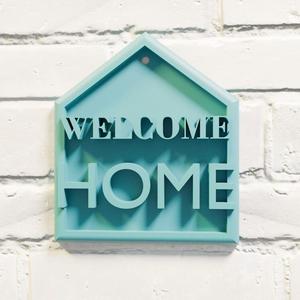 3d printing stl file welcome home decor idea house