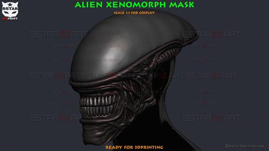 Alien Xenomorph Mask Cosplay