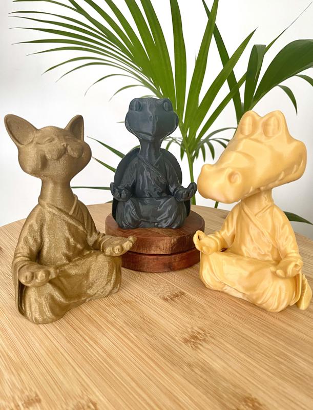 Set of 3 Buddha Animals – Easy Print