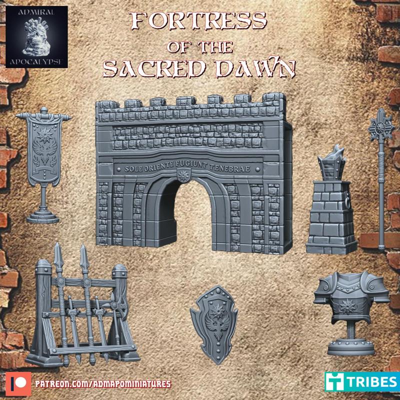 Fortress of the Sacred Dawn Props bundle (Pre-supported)