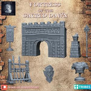 Fortress of the Sacred Dawn Props bundle (Pre-supported)