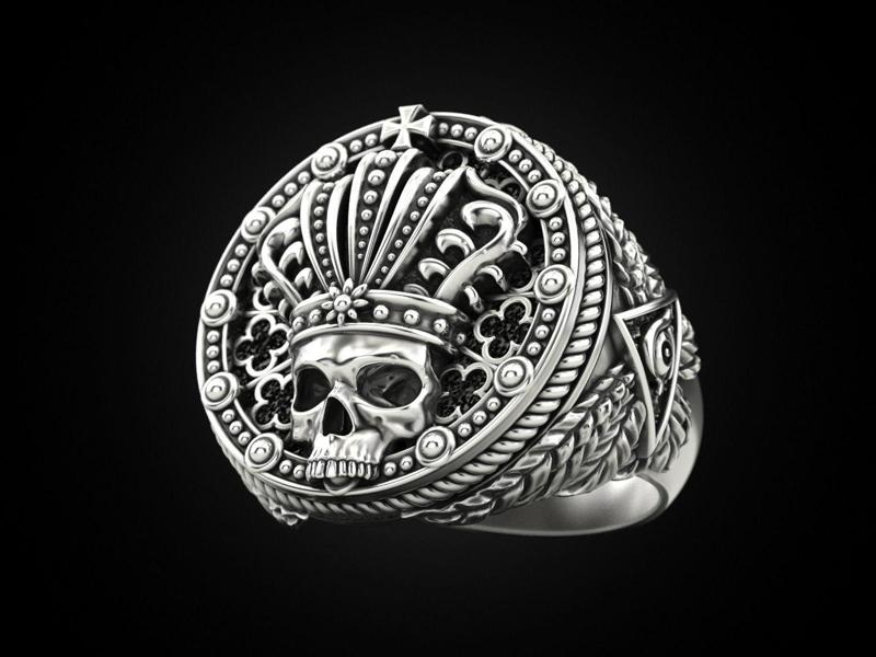 King skull ring