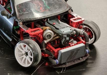 10th scale RC Drift Car Ford Barra Engine for Rhinomax II