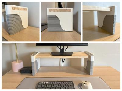 Tall Modern Monitor Riser