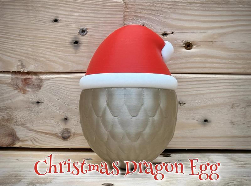 Christmas dragon egg