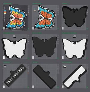 Butterfly Customizable Lightbox LED Lamp
