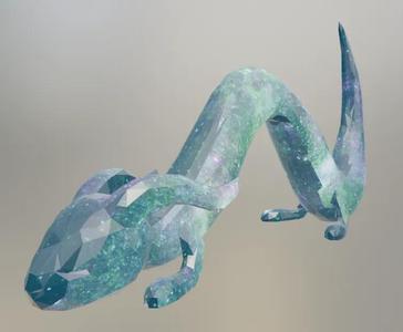 Lowpoly Noodle Dragon