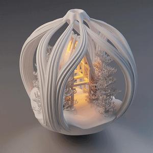 Christmas ornament and/or LED girlande lampshade-05