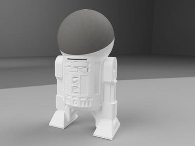 Echo Dot 4th Gen R2D2 Style Stand