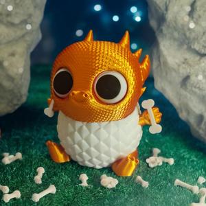 Cute Dragon In Egg ( Candy Container )