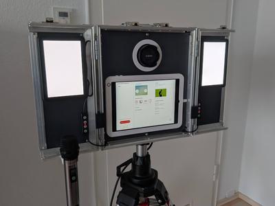 Flight Case Photo Booth with iPad and DSLR