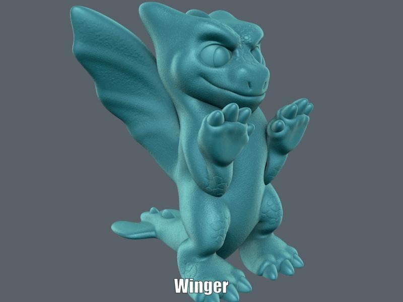 Winger (Easy print no support)