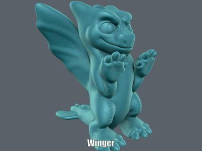 Winger (Easy print no support)