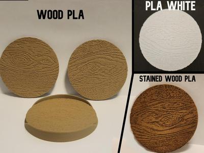 Wood coasters with holder
