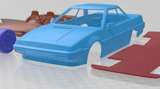 Subaru XT 1985 Printable Car