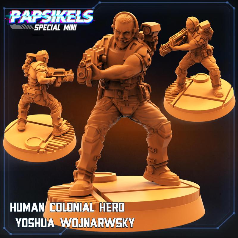 HUMAN COLONIAL HERO YOSHUA WOJNARWSKY