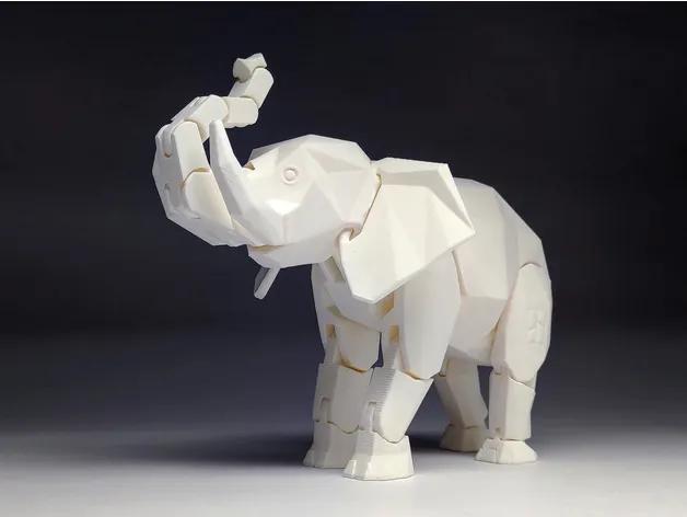 Blank Elephant (by Amao chan on thingyverse)