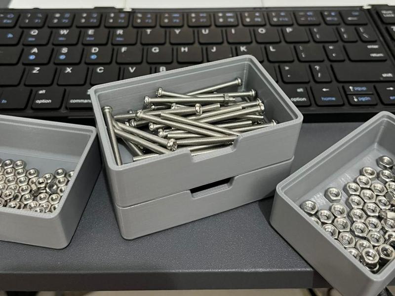 Stackable parts storage
