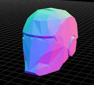 Low Poly Iron Man
