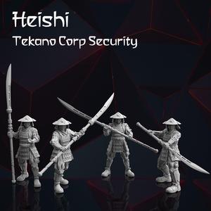 4x Sci-Fi Japan Troops – Tekano Corp Collection