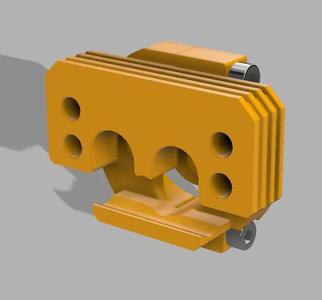 SuperFlux/HyperCore to XR Rails Clamping Axle Blocks