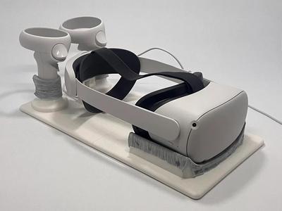 Oculus/Meta Quest 2 Charging Stand/Dock/Station for Elite Strap With Battery Pack and Controller Holder MK 2