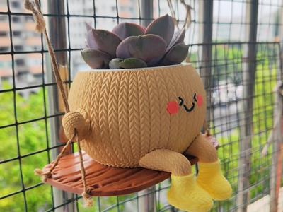 Knitted Swing Planter (NO AMS)